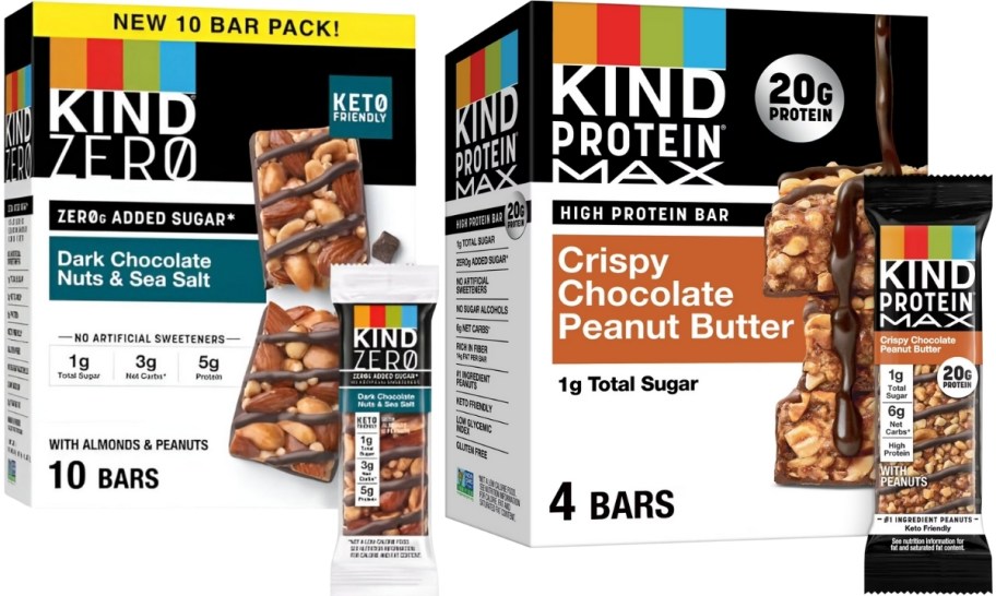 2 boxes of kind bars