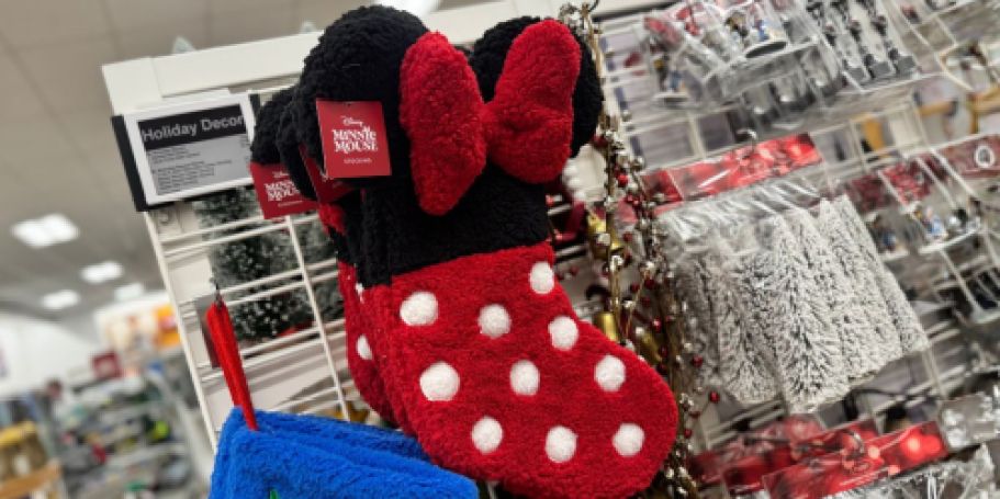 Save on Kohl’s Holiday Decor (Disney Stockings, Throw Pillows, + More)