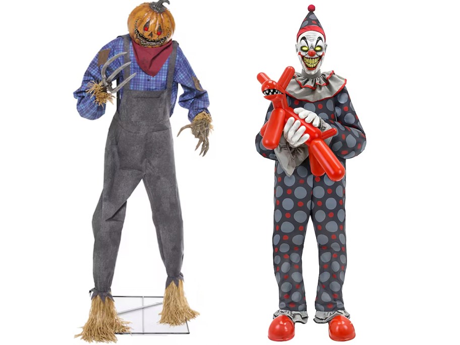 pumpkin and clown animatronics 