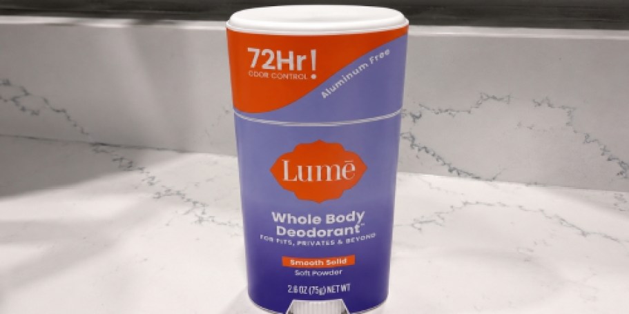 Lume Whole Body Deodorant from $8 Each Shipped for Prime Members