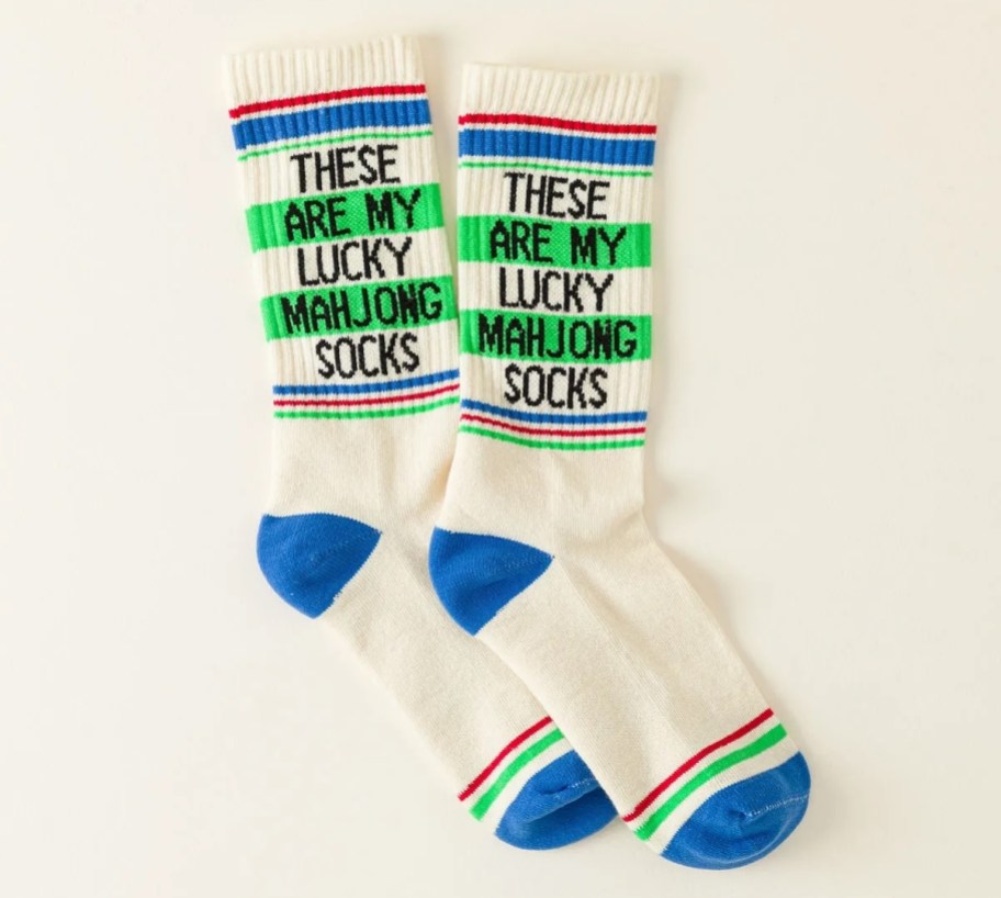 stock photo of novelty mahjong socks