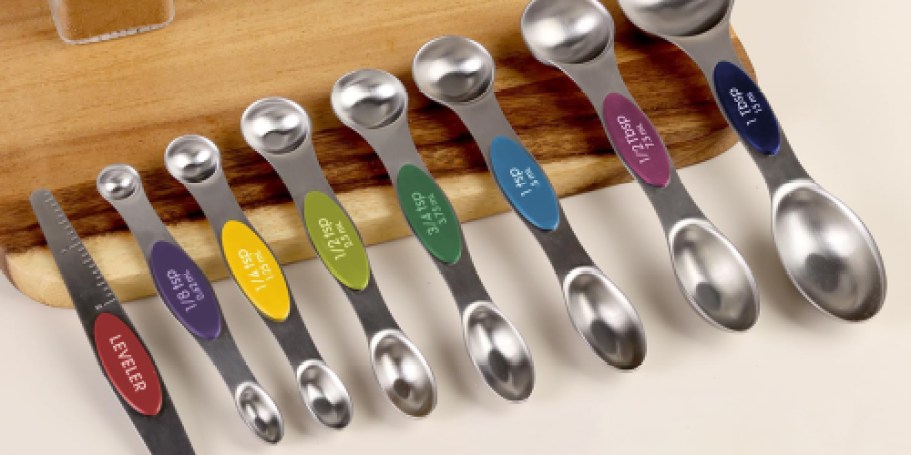 Magnetic Measuring Spoons 8-Piece Set Only $6.99 on Amazon (Reg. $10)