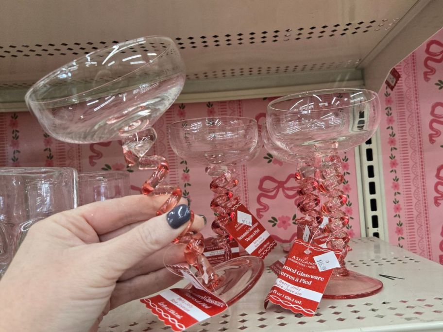 Ashland Twisted Stem Glassware in store