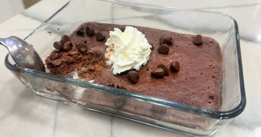 microwave protein brownie 