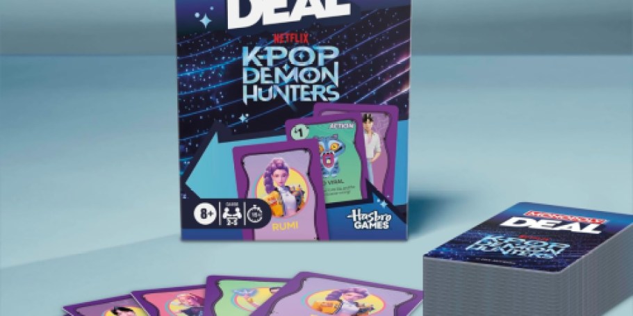 Monopoly Deal: K-Pop Demon Hunters Game Now Available on Amazon