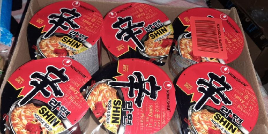 Nongshim Shin Noodle Soup 6-Pack Only $5.80 Shipped on Amazon
