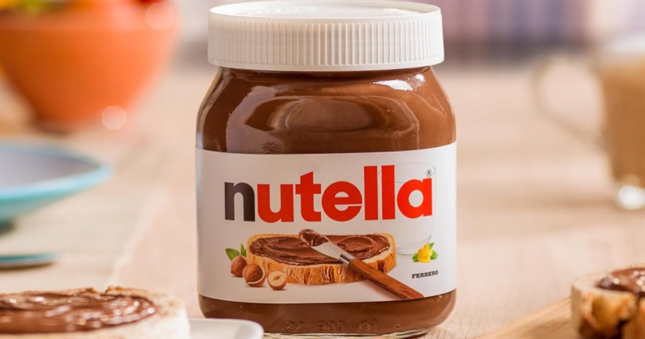 nutella spread on a table