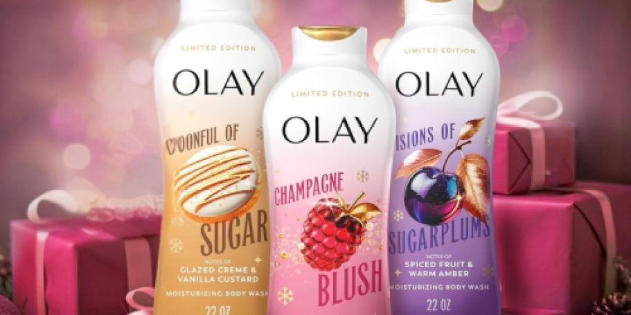 Olay Holiday Body Wash Scents Just $4.89 on Amazon + More