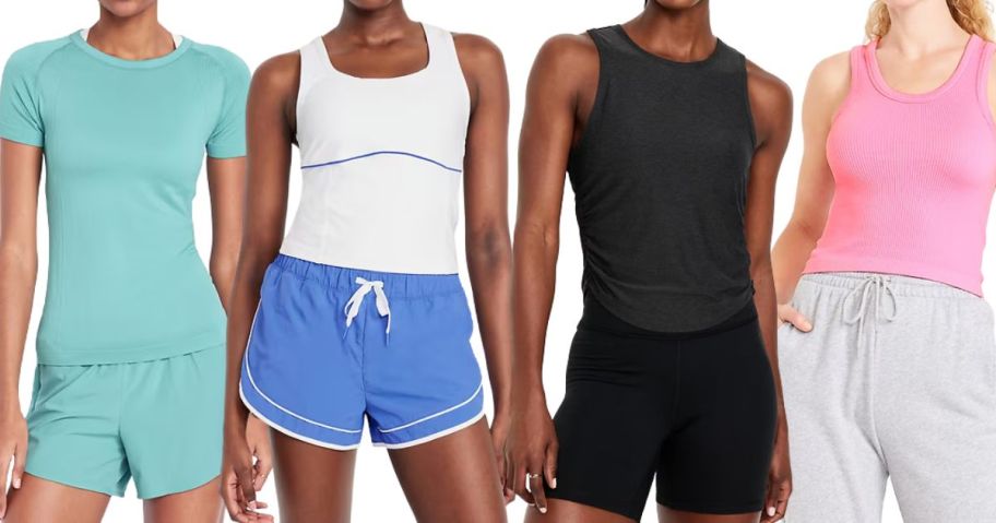 women wearing old navy activewear