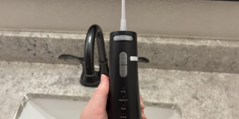 Cordless Water Flosser Only $6.99 on Amazon (Regularly $30)