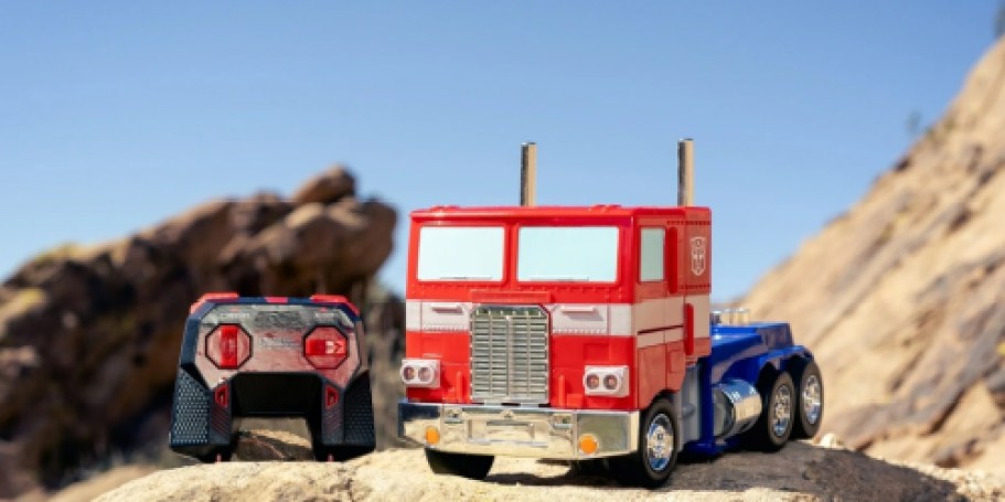 Transformers Optimus Prime RC Vehicle Just $15 on Walmart.com (Reg. $51)