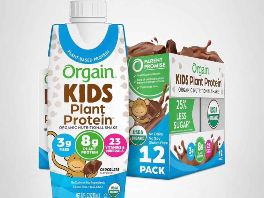 Orgain Organic Kids Plant Protein Shakes 12-Pack