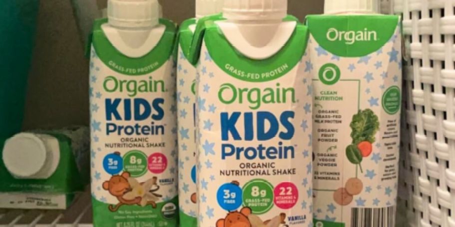Orgain Organic Kids Protein Shakes 12-Pack Just $10 Shipped on Amazon (Reg. $23)