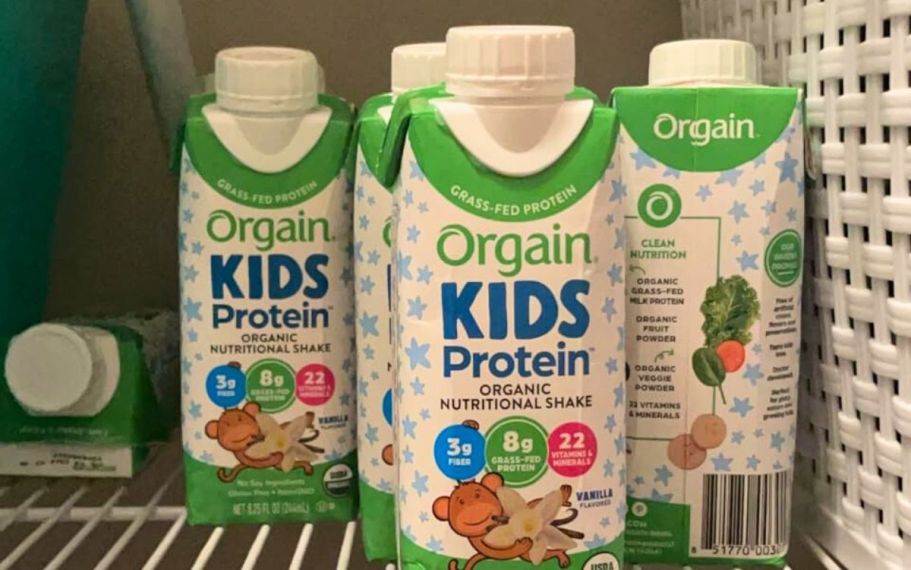 Orgain Organic Kids Protein Shakes 12-Pack Just $10 Shipped on Amazon (Reg. $23)