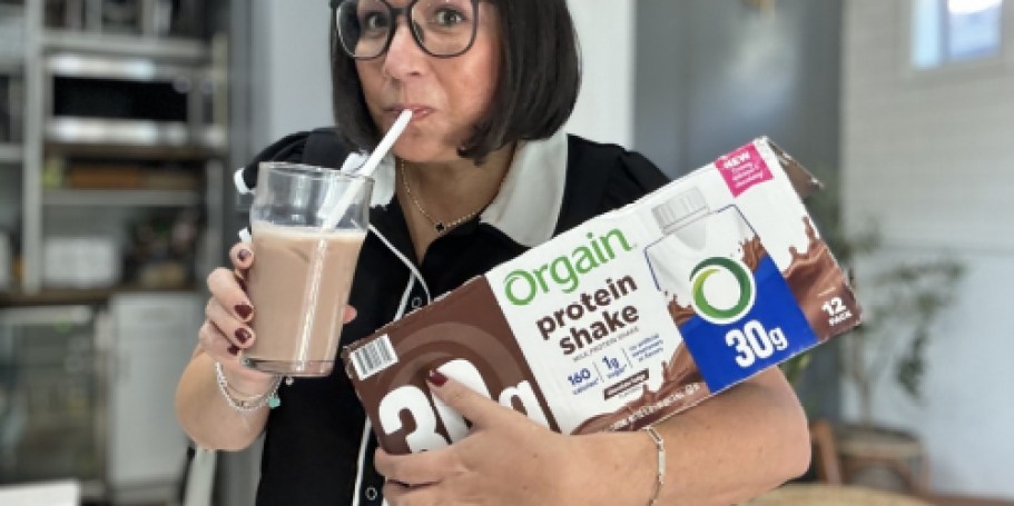 Orgain Protein Shake 12-Pack Just $14.96 Shipped w/ THREE Amazon Discounts