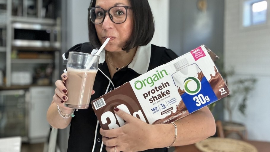 Orgain Protein Shake 12-Pack Just $14.96 Shipped w/ THREE Amazon Discounts