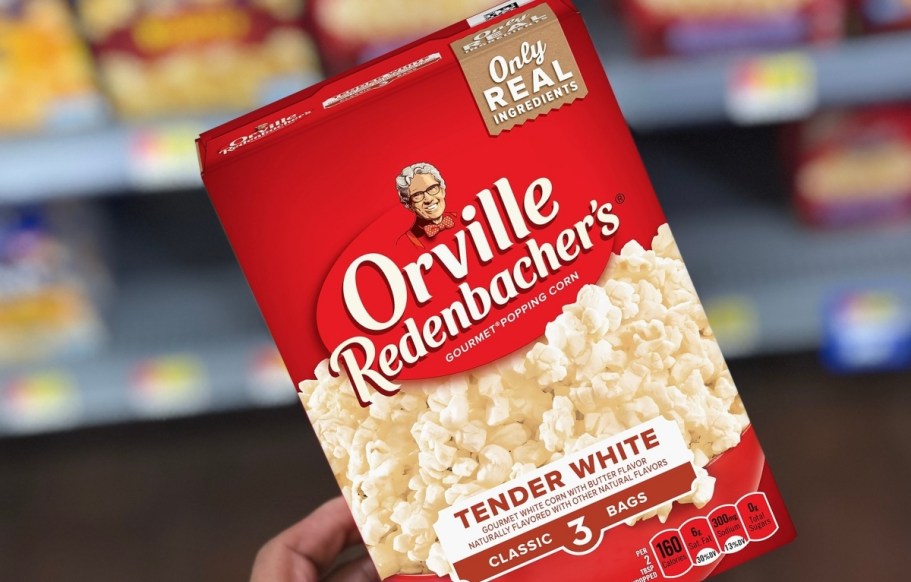 Orville Redenbacher’s Popcorn 36-Pack Just $15.52 Shipped on Amazon (Only 43¢ Per Bag!)