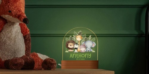 Bright, Personalized, & Totally Adorable Night Lights from $19.50 Shipped (15+ Designs!)