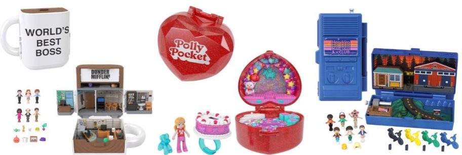 three polly pocket sets