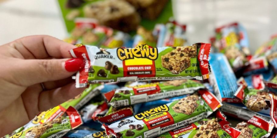 Quaker Chewy Granola Bars 20-Pack ONLY $2.59 on Target.com