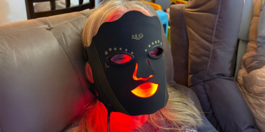 Bye Bye Lines and Pores… Red Light Therapy Mask Just $54.99 Shipped w/ Amazon Prime (Reg. $100)