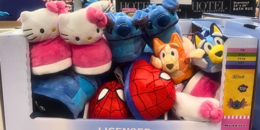 Kids Character Slippers Just $6.81 on SamsClub.com