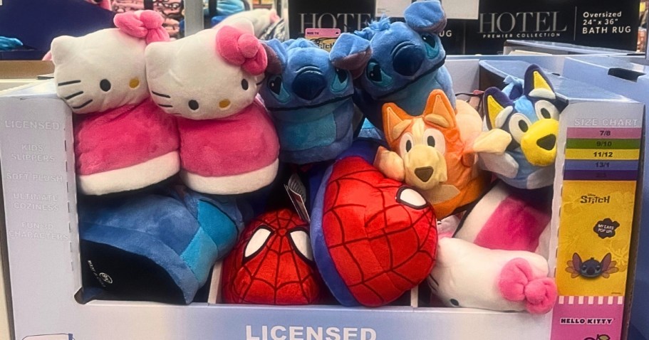 Kids Character Slippers Just $6.81 on SamsClub.com (Reg. $13)