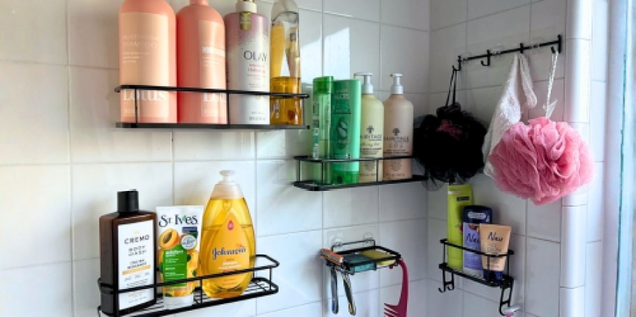 Shower Storage Caddy 6-Piece Set Only $9 Shipped for Amazon Prime Members (Reg. $26)