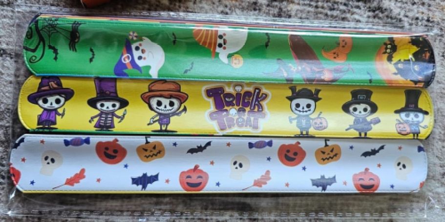 Halloween Slap Bracelets 36-Pack Only $4.49 on Amazon (Candy-Free Trick-or-Treat Idea!)