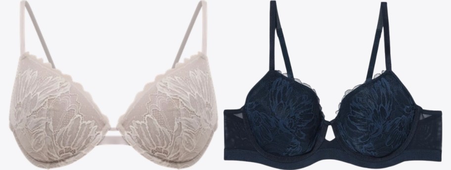 two soma lined lace bras