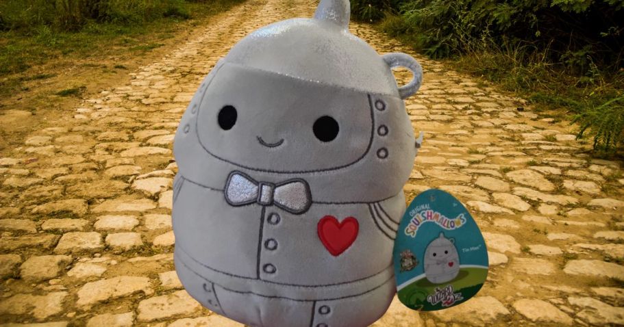 Up to 60% Off Squishmallows + Free Shipping | Tin Man Only $9.99 Shipped