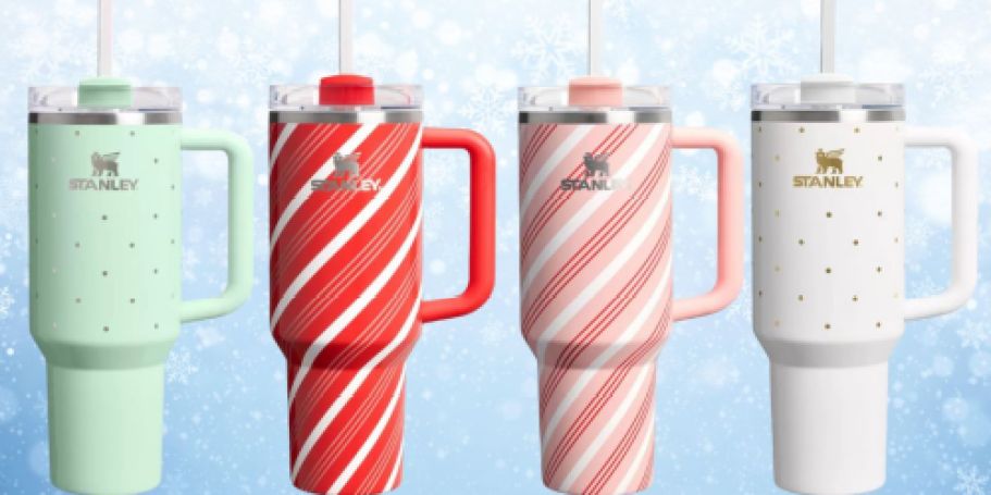 New Holiday Stanley Tumblers Available on Target.com | Four Festive Styles!