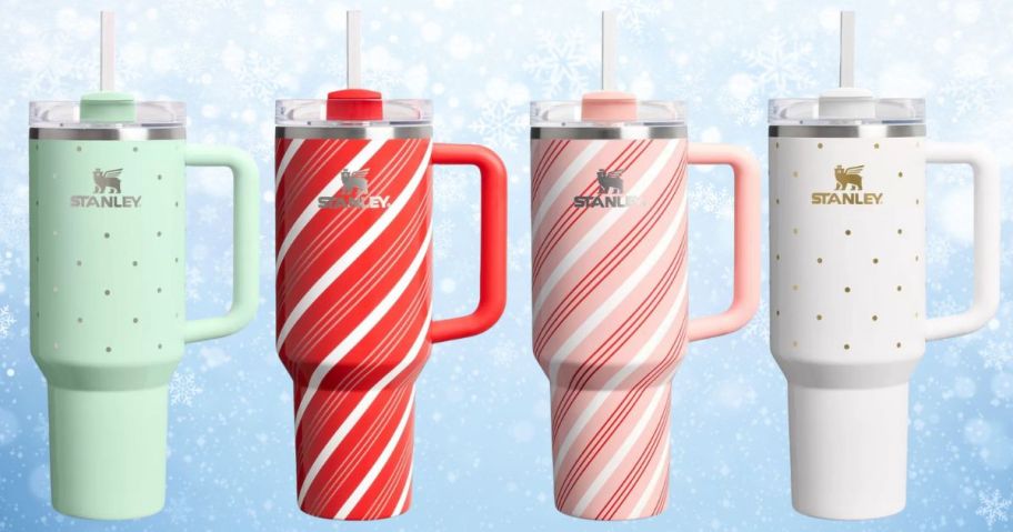 holiday stanley tumblers