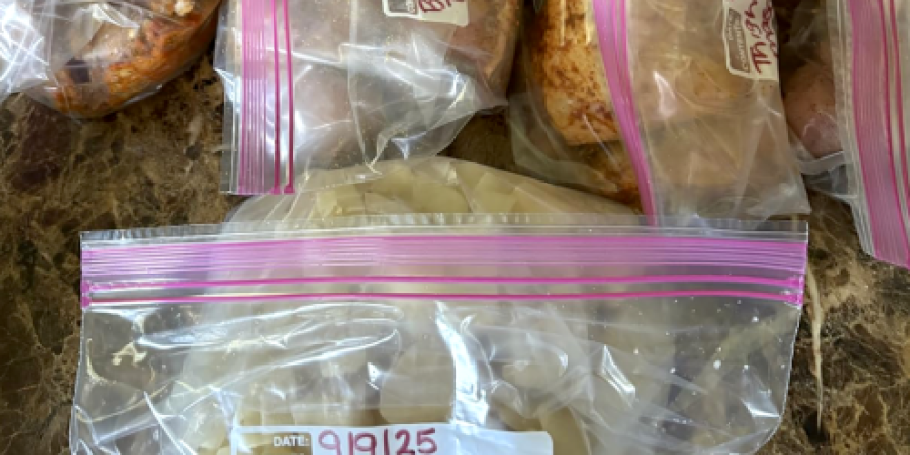 Amazon Basics Gallon Storage Bags 120-Count Just $6 Shipped