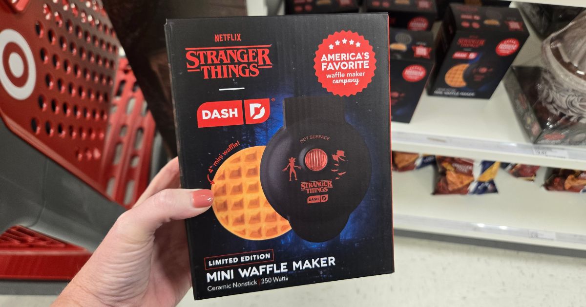 Stranger Things Dash Mini Waffle Maker Just $9.99 on Target.com +