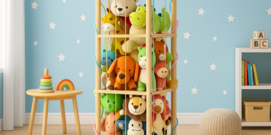 Wood Toy Storage Organizer Just $22 Shipped on Amazon (Reg. $60)