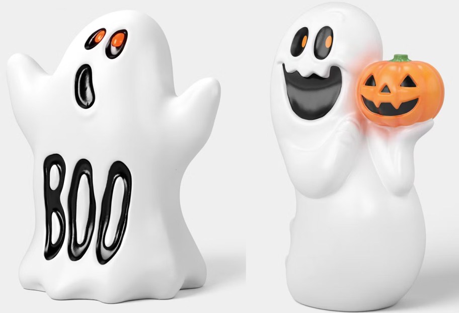 two ghost blow molds 