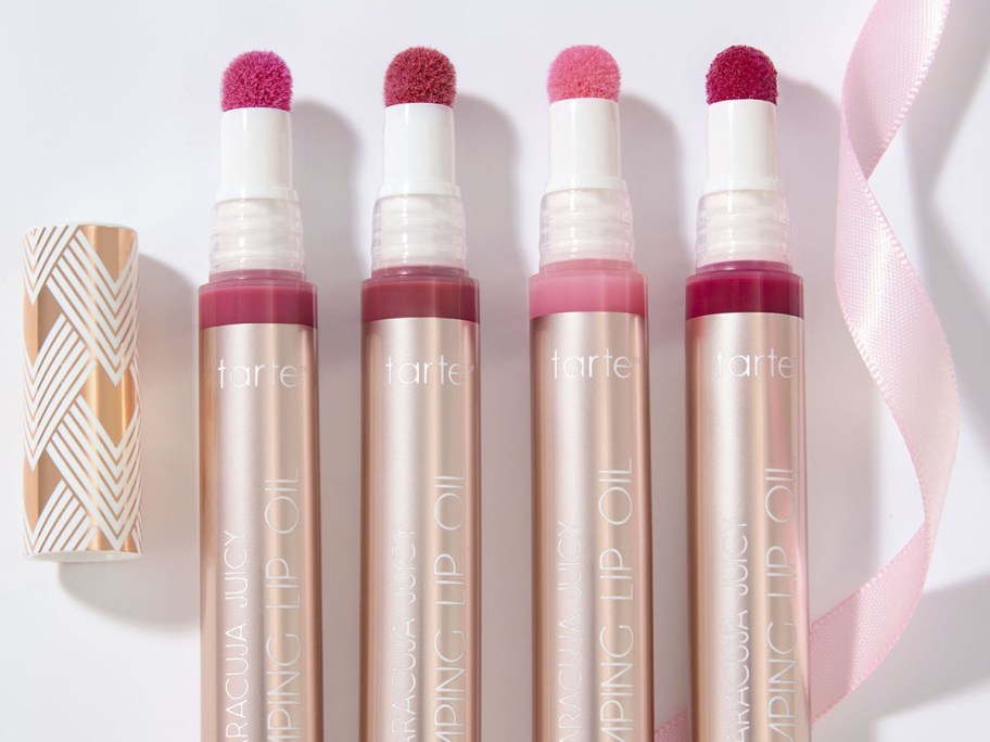 tarte Maracuja Juicy Plumping Lip Oil 4-piece Set from HSN