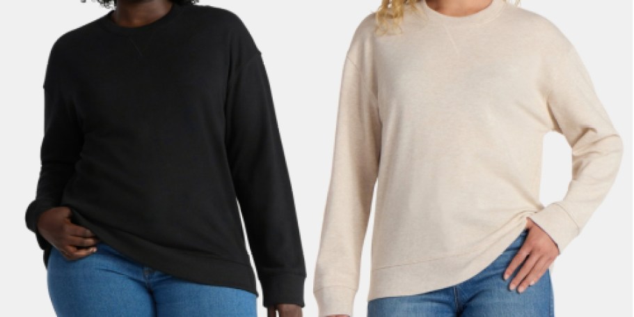 Time and Tru Women’s Sweatshirt Only $3.49 (Selling Out Fast!)