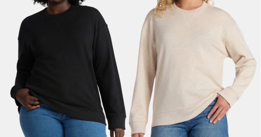 Time and Tru Women’s Sweatshirt Only $3.49 (Selling Out Fast!)