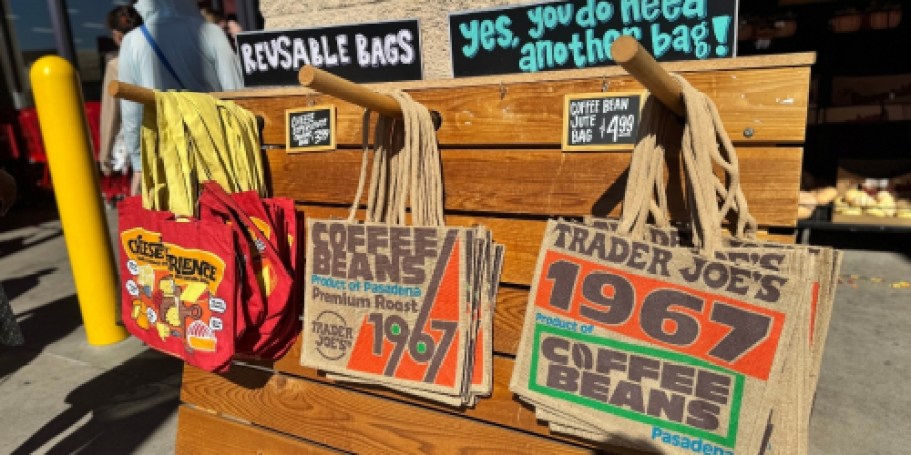 NEW Trader Joe’s Items: Reusable Bags, Fall Foods & More