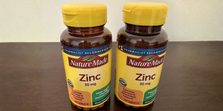 Nature Made Stackable Savings on Amazon | Zinc Supplements JUST $1.37 Each Shipped