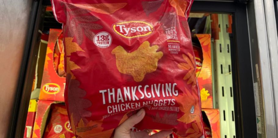 Tyson Turkey-Shaped Thanksgiving Chicken Nuggets Only $9.97 at Sam’s Club