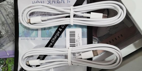 iPhone USB-C to Lightning Charging Cables 2-Pack Only $3 on Amazon