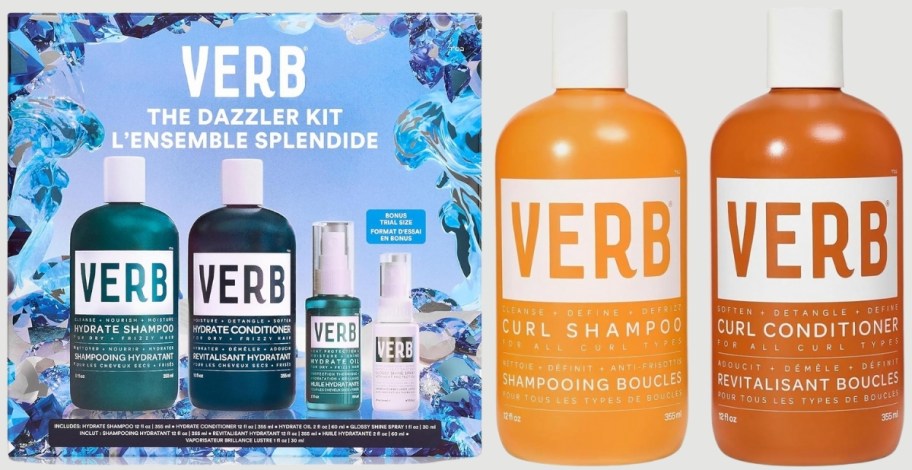 verb shampoo and conditioner kit and pair