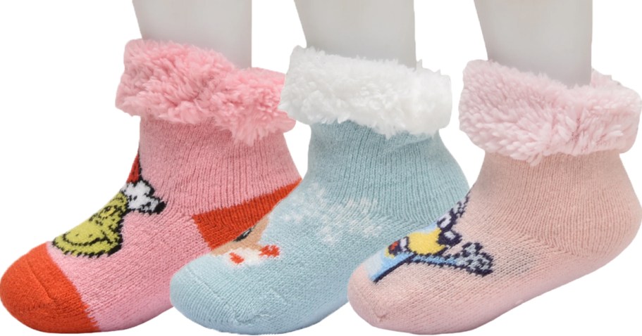 Toddler Christmas Character Fleece Lined Socks Just 99¢ on Walmart.com (Reg. $7)