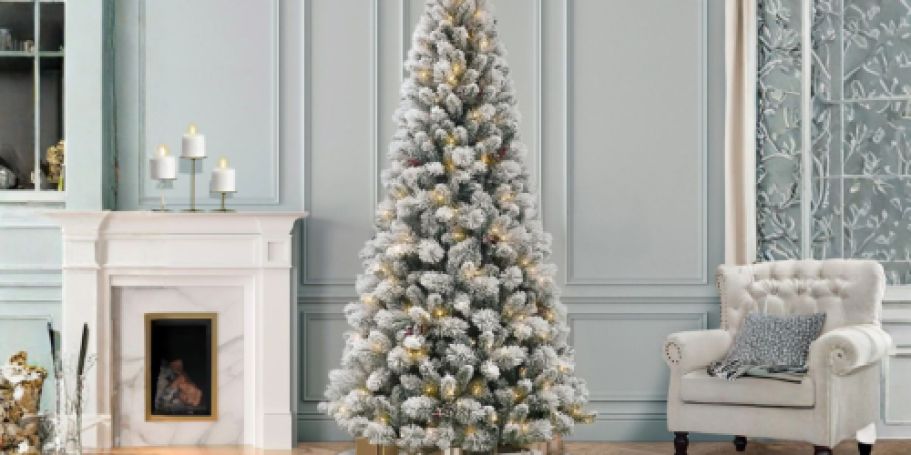 Holiday Time 7.5′ Pre-Lit Christmas Tree Only $45 Shipped on Walmart.com (Reg. $109)