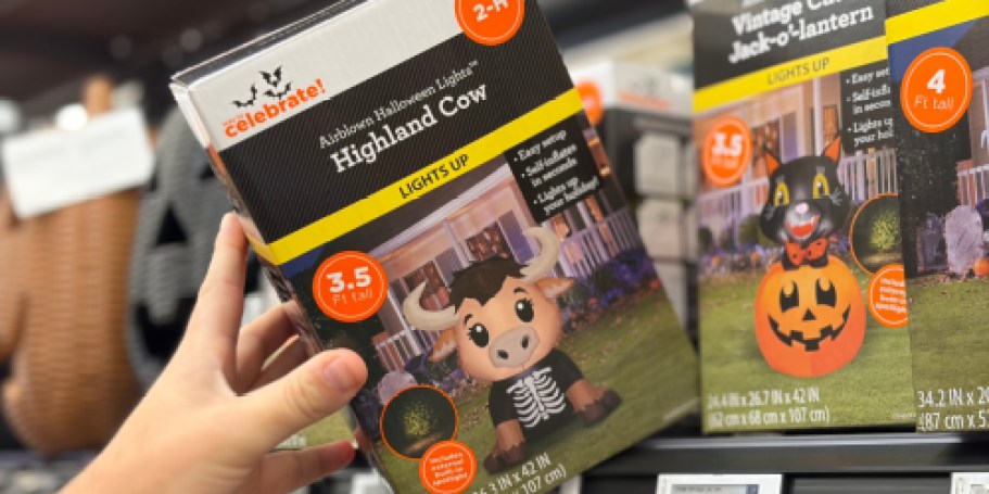 Walmart Way to Celebrate 4-Foot Halloween Inflatables Just $16.88