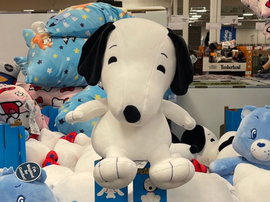 Weighted Peanuts Plush Pillow in store