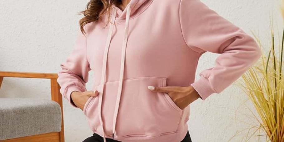 Women’s Sherpa-Lined Hoodies Just $19 on Amazon (Reg. $40)
